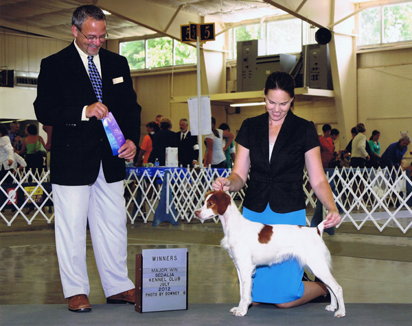 Gen get three 3 pt. majors in AKC Shows