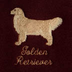 Golden Retriever embroidery colours